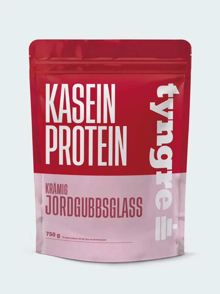 Kasein Krämig Jordgubbsglass